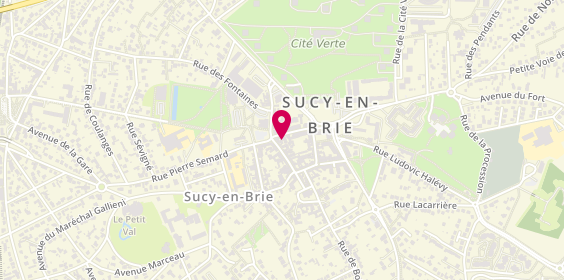 Plan de Papeterie Cambon Sucy en Brie, 2 Bis Rue du Temple, 94370 Sucy-en-Brie