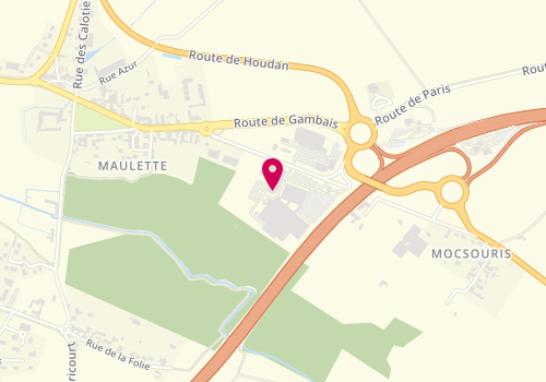 Plan de FNAC Maulette, Route de Gambais, 78550 Maulette
