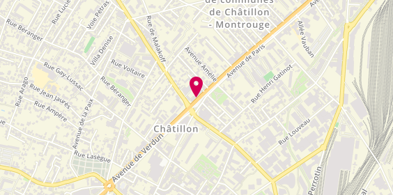 Plan de Librairie Chimere, 7/9 Av. De Paris, 92320 Châtillon