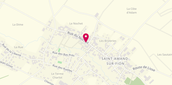 Plan de Proxi, 24 Rue du Nochet, 51300 Saint-Amand-sur-Fion