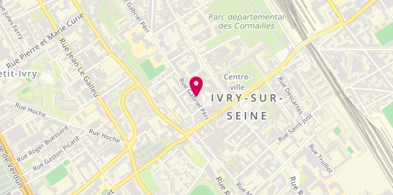 Plan de Envie de Lire Libraire Etc, 16 Rue Gabriel Péri, 94200 Ivry-sur-Seine