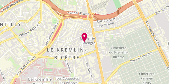Plan de Belles Lettres Diffusion Distribution SAS, 25 Rue du Général Leclerc, 94270 Le Kremlin-Bicêtre