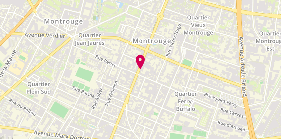 Plan de Le Bonheur, 99 avenue de la République, 92120 Montrouge