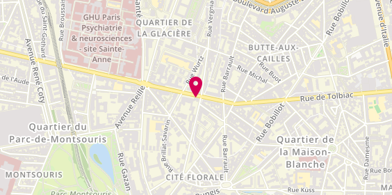Plan de GELEY Librairie Oriens Véronique, 229 Rue Tolbiac, 75013 Paris