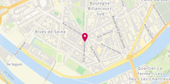 Plan de Les mots et les choses, 30 Rue de Meudon, 92100 Boulogne-Billancourt