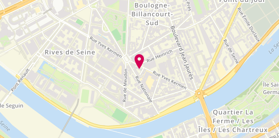 Plan de Les Jolies Choses, 39 Rue Yves Kermen, 92100 Boulogne-Billancourt