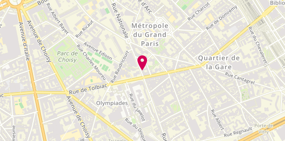 Plan de Editerra, 90 Rue Nationale, 75013 Paris