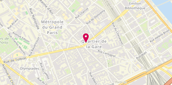 Plan de Librairie Pescalune, 42 Rue Tolbiac, 75013 Paris