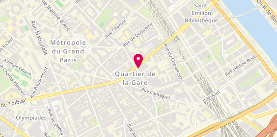 Plan de Joppen & Loeb Associes, 31 Rue de Tolbiac, 75013 Paris