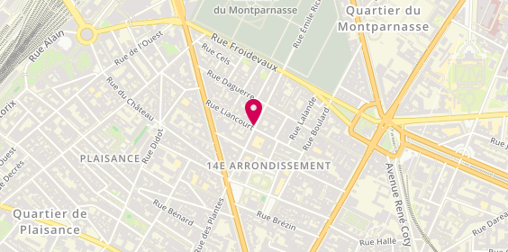 Plan de Librairie Calypso, 32 Rue Gassendi, 75014 Paris
