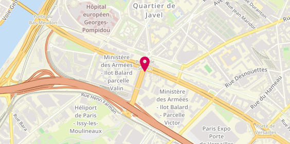 Plan de Azda de la Porte de Sevres, 1 Avenue Porte de Sèvres, 75015 Paris