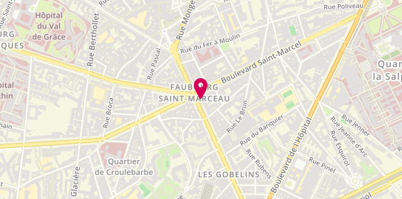 Plan de Mplg, 25 Avenue Gobelins, 75013 Paris