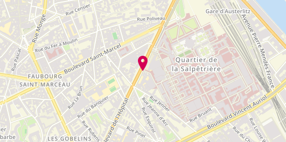Plan de Fac Shop, 99 Boulevard de l'Hôpital, 75013 Paris
