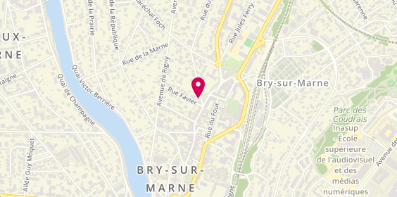 Plan de Librairie Livringstone, 3 Rue du Sergent Hoff, 94360 Bry-sur-Marne