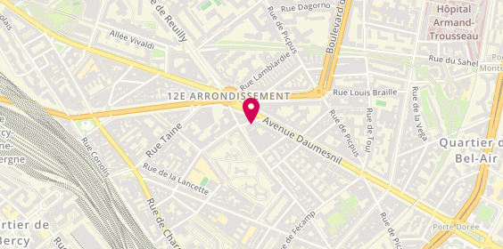 Plan de Couleur Papier, 178 avenue Daumesnil, 75012 Paris
