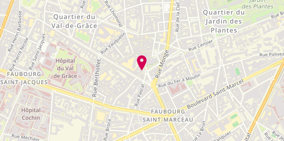 Plan de Les Traversées, 2 Rue Edouard Quenu, 75005 Paris