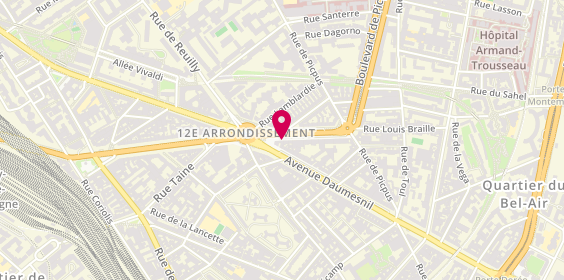 Plan de Atout Livre BD, 54 Boulevard de Reuilly, 75012 Paris