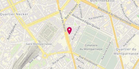 Plan de Editions Desmos, 14 Rue Vandamme, 75014 Paris