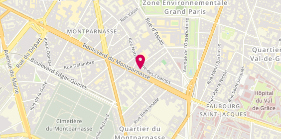 Plan de Librairie GUILBERT Benoît, 137 Boulevard du Montparnasse, 75006 Paris