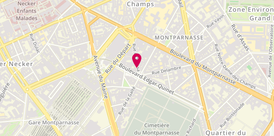 Plan de Librairie d'Odessa, 20 Rue d'Odessa, 75014 Paris