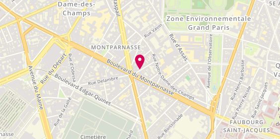 Plan de A Balzac à Rodin, 14 Bis Rue de la Grande Chaumière, 75006 Paris