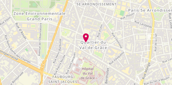 Plan de Librairie le Point du Jour, 58 Rue Gay-Lussac, 75005 Paris