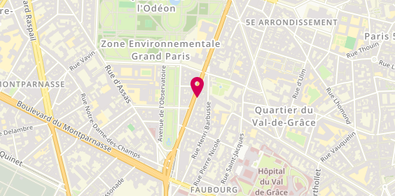 Plan de Librairie le Feu Follet - le 121, 121 Boulevard Saint-Michel, 75005 Paris