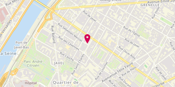 Plan de L'Art de la Joie, 142 Rue Saint Charles, 75015 Paris