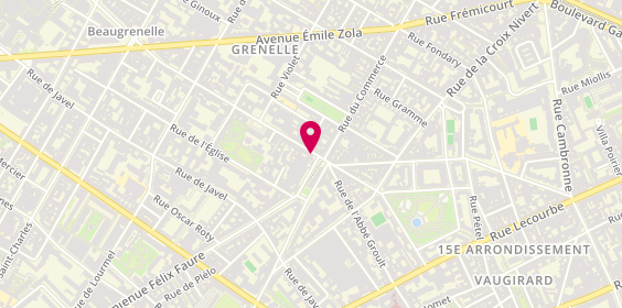 Plan de Librairie Voyelle, 98 Rue des Entrepreneurs, 75015 Paris