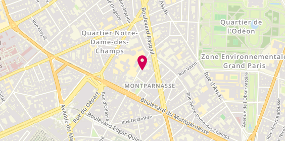 Plan de Librairie Générale Française, 21 Rue du Montparnasse, 75006 Paris