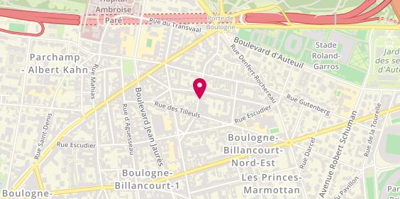 Plan de Librairie Auguste Blaizot / Galerie Paul Blaizot, 35 Rue Gambetta, 92100 Boulogne-Billancourt