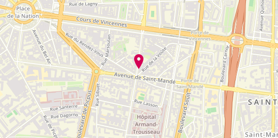 Plan de Le Phare, 54 avenue Du Dr Arnold Netter, 75012 Paris