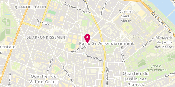 Plan de Librairie Pages Anciennes, 66 Rue du Cardinal Lemoine, 75005 Paris