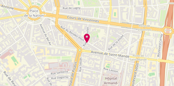 Plan de Presse du Rendez Vous, 25 Rue du Rendez-Vous, 75012 Paris