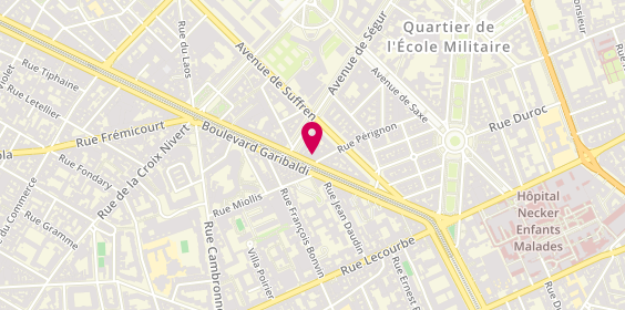 Plan de Office Depot, 35 Boulevard Garibaldi, 75015 Paris