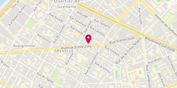 Plan de La Maison du Collectionneur, 137 avenue Emile Zola, 75015 Paris