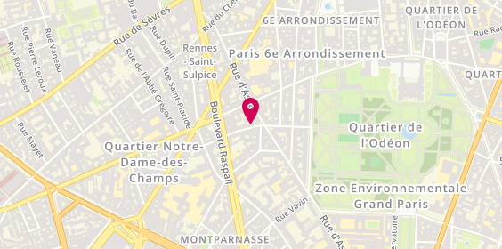 Plan de La 42 Eme Ligne, 24 Rue de Fleurus, 75006 Paris