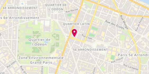 Plan de Librairie Juridique Dalloz, 22 Rue Soufflot, 75005 Paris