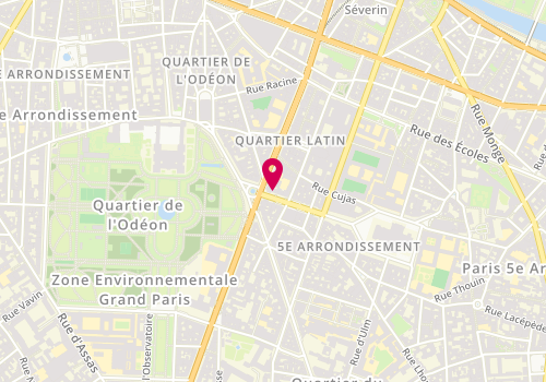 Plan de Papeterie Latine, 26 Rue Soufflot, 75005 Paris