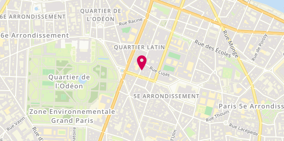 Plan de Librairie du Cinéma du Panthéon, 15 Rue Victor Cousin, 75005 Paris