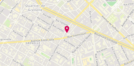 Plan de Bulles de Salon, 39 Rue Letellier, 75015 Paris