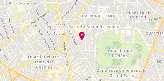 Plan de Librairie Epsilon, 33 Rue de Vaugirard, 75006 Paris