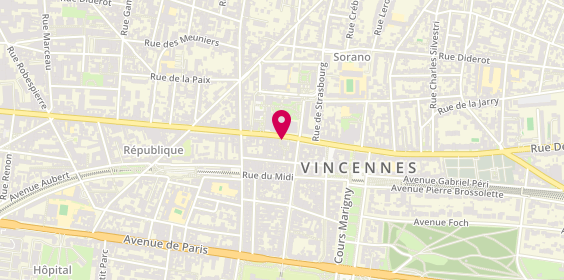 Plan de Millepages, 91 Rue de Fontenay, 94300 Vincennes