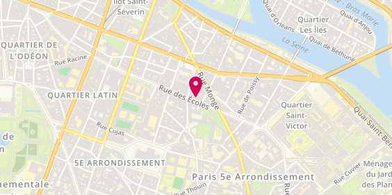 Plan de Librairies l'Harmattan, 16 Ecoles, 75005 Paris