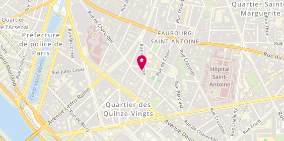 Plan de Terres d'Aligre, 5 rue de Prague, 75012 Paris