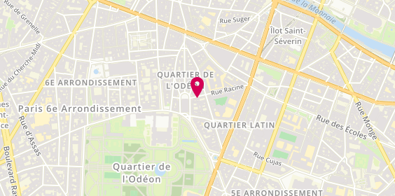 Plan de Librairie de Saint Germain des Pres, 23 Rue Racine, 75006 Paris