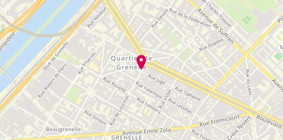 Plan de L'Attrape-Coeurs, 6 Rue Lourmel, 75015 Paris