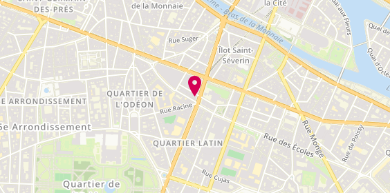 Plan de Librairie Gibert Joseph, 26 Boulevard Saint Michel, 75006 Paris