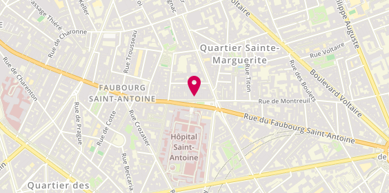 Plan de Mona Lisait, 211 Rue du Faubourg Saint-Antoine, 75011 Paris