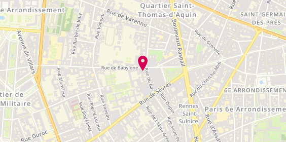 Plan de Stella Maris, 132 Rue du Bac, 75007 Paris